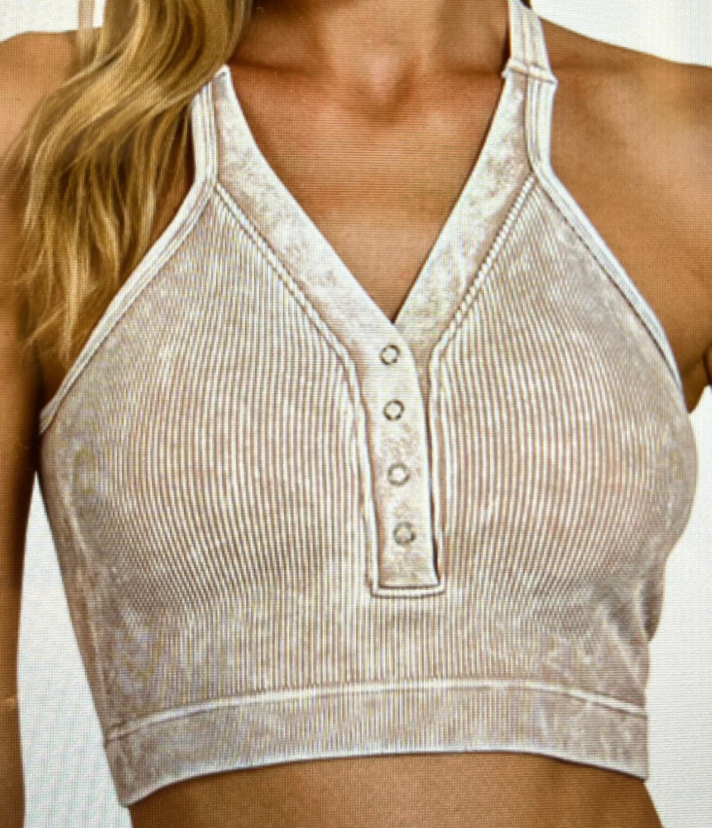 Ribbed Cropped Bralette